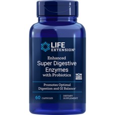 Life Extension Enhanced Super Digestive Enzymes With Probiotics, 60 vege caps